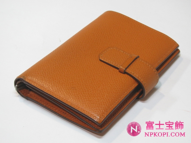 エルメスジュラⅡ二つ折り財布ルージュHERMES328031